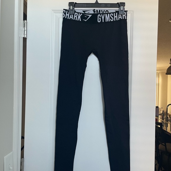 Gymshark seamless leggings black with Logo waistband - Picture 3 of 3